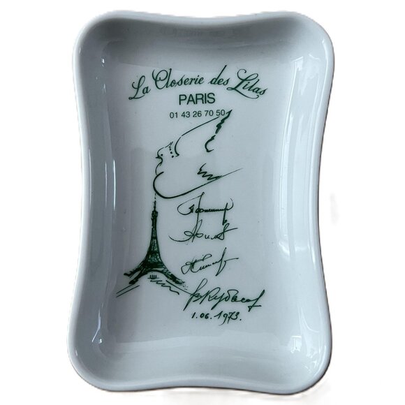APILCO | Collectable “La Closerie des Lilas” Paris France Dish - Picture 1 of 4
